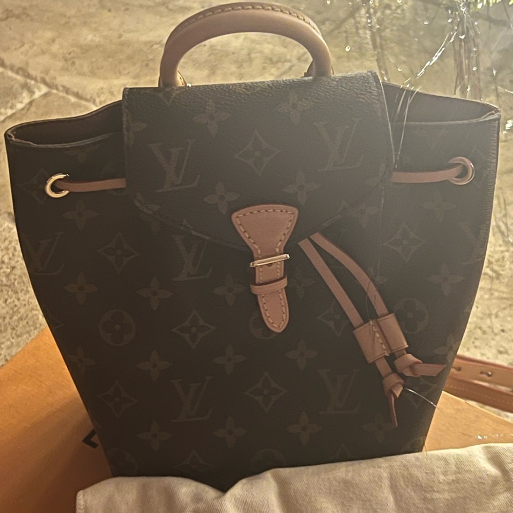 Brand new sold out LV monogram montsouris BB backpack